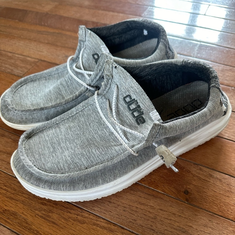 Hey Dudes Wally Free Galaxy Grey Mens Sz 10